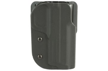 Image of Blade-Tech S&amp;W M&amp;P Signature OWB Hard Right Hand Belt Holster w/ Adjustable String Ray Loop, Black, BTHOLX0008SMP9ASBLKRH