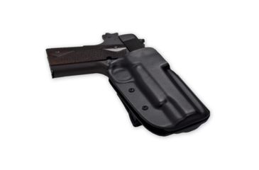 Image of Blade-Tech Sig Sauer P320C Right Hand Outside the Waistband Holster w/ Adjustable Sting Ray Loop, Black, BTHOLX000821868430