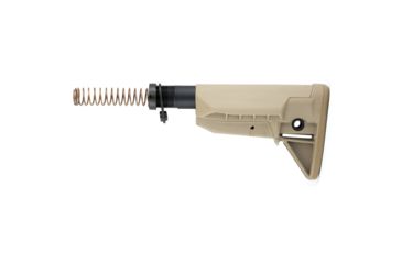 Image of Bravo Company Mfg Gunfighter SOPMOD Receiver Extension Quick Detach End Plate Model 0 Stock Kit, Flat Dark Earth, BCM-GFSK-MOD0-SPMD-FDE