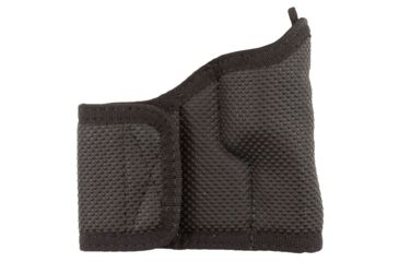 Image of DeSantis North American Arms 1 Inch - 1 5/8 Inch Barrel Ambidextrous Nylon Pocket Holster w/ Ammo Pouch, Black, DSGDESMAGNYPKT