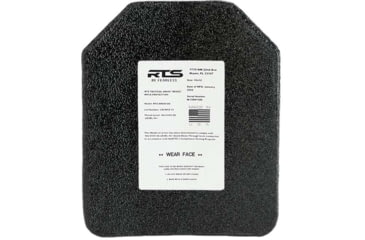 Image of RTS Tactical RESES Upgraded 10X12 Special Threat Armor Insert, Level III+, Black, RTS-42300