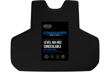 Image of RTS Tactical Concealable Panel Commander Level IIIA HG2 Barrday Kevlar Armor Plate