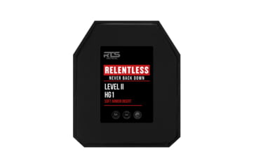 Image of RTS Tactical Plate Carrier Insert Relentless Level II HG1 Armor Plate