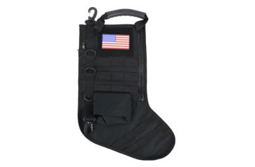 Image of Ruck Up Tactical Christmas Stocking with USA Flag Patch, Black 1115880