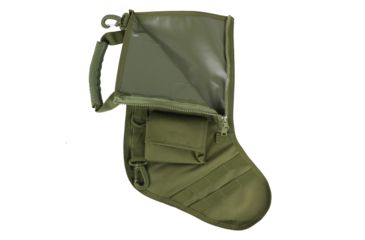 Image of Ruck Up Tactical Christmas Stocking with USA Flag Patch, OD Green 1115881