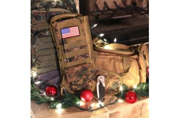 Image of Ruck Up Tactical Christmas Stocking with USA Flag Patch, Marpat 1115882