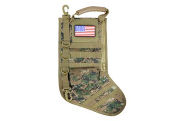 Image of Ruck Up Tactical Christmas Stocking with USA Flag Patch, Marpat 1115882