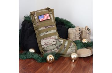 Image of Ruck Up Tactical Christmas Stocking with USA Flag Patch, Multicam 1115883