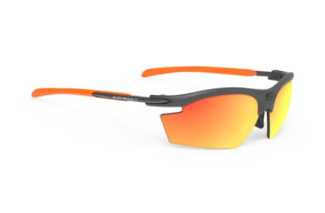 Image of Rudy Project North America Rydon Graphite Matte Frame With Polar 3FX HDR Multilaser Orange Lenses, SP536498-0000