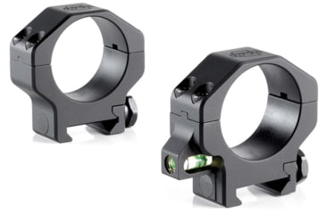 Image of Ruffs Precision Manufacturing Precision Co-Linear Bubble Level 35mm Riflescope Ring, Medium - 1, Set of 2, Black, CLR-35100