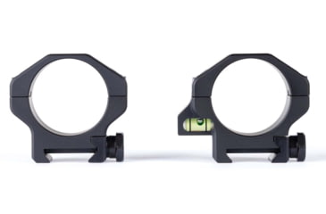 Image of Ruffs Precision Manufacturing Precision Co-Linear Bubble Level 35mm Riflescope Ring, High - 1.25, Set of 2, Black, CLR-35125