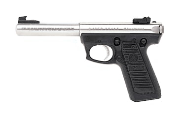 Image of Ruger 22/45 Mark II Pistol, .22 Long Rifle, 6.875 in barrel, polymer frame, integrated black synthetic grip, blowback operated semi-auto, fixed front, adjustable rear, 10 round magazine, 22/45 MRKII-6875-1-FRRMPG
