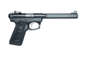 Image of Ruger 22/45 Mark II Pistol, .22 Long Rifle, 8 in barrel, polymer frame, integrated black synthetic grip, blowback operated semi-auto, fixed front, adjustable rear, 10 round magazine, 22/45 MRKII-1-FRRMPG