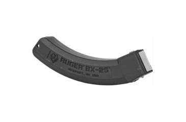 Image of Ruger BX-25 10/22/SR/77/Charger Rifle Magazine, .22 LR, 25 Round, Black, 1 Pack, Polymer, 90361-25RD