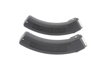 Image of Ruger BX-25 Value Pack 10/22/SR/77/Charger .22 LR Rifle Magazine, 25 Round, 2 Pack, Black, Polymer, 90548-25RD