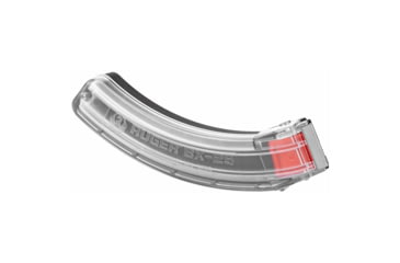 Image of Ruger 90591 BX-25 25rd Magazine Fits 10/22/SR/77/Charger 22LR BX-25 Clear, Plastic, 90591-25RD