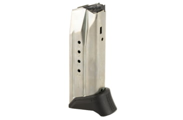 Image of Ruger American Pistol Compact 9mm Luger Pistol Magazine, 12 Round, Nickel, 1 Pack, Steel, 90618-12RD