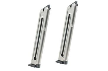 Image of Ruger Mark III/Mark IV .22 Long Rifle 10 Rd Magazine, 2 Pack, Silver Finish, 90645