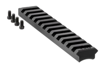 Image of Ruger 90673 Precision Rimfire 0 MOA Picatinny Alumonum Black Hard Coat Anodized