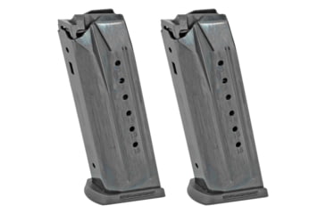 Image of Ruger 90684 Security-9 Value Pack 15rd 9mm Luger Black Oxide Steel 2 Per Pack, Steel, 90684-15RD