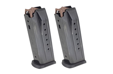 Image of Ruger Security 380 Value Pack .380 ACP Pistol Magazine, 2 Pack, 15 Round, Black, Steel, 90731-15RD