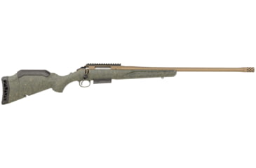 Image of Ruger American Gen II Predator Bolt Action Rifle, .400 legend, 22in Barrel, 1-16, Splatter Green Stock, Cerakote Burnt Bronze, 46937-FRRMPG