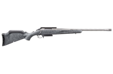 Image of Ruger American Gen II Bolt Action Rifle, 6mm Creedmoor, 20in Fluted Threaded Barrel, 1-7.7, Splatter Grey Stock, Grey, 46912-FRRMPG