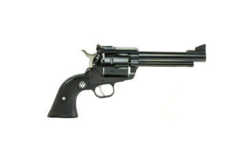 Image of Ruger Blackhawk Convertible Revolver, .45 Long Colt/.45 ACP, 5.5in Barrel, X-Large, Adjustable, Blued Frame, Rubber Grip, 6 Round Cylinder, 463
