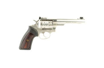Image of Ruger GP100 Revolver, .22 Long Rifle, 6in Barrel, Adjustable, Stainless Frame, Rubber Grip, 10 Round Cylinder, 1757