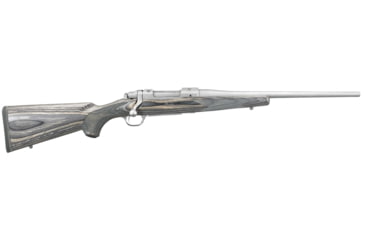Image of Ruger M77 Hawkeye Compact Bolt Action Rifle, 308 Win/7.62x51 NATO, 16.5in Barrel, 1-10, Laminate Black Stock, Stainless, 17110-FRRMPG