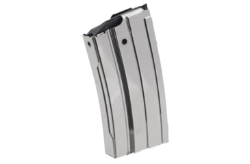 Image of Ruger Magazine, 223 Remington, 20 Rounds, Fits Mini 14, Nickel Finish, Silver