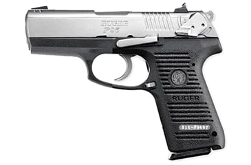 Image of Ruger P95 Pistol, 9mm Luger, 3.9 in barrel, polymer frame, integrated polymer grip, recoil operated semi-automatic, fixed 3-dot, 15 round magazine, P95 P-95-39-1-FRRMPG