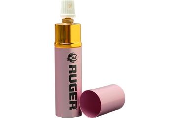 Image of Ruger Pepper Spray Ruger Lipstick Pepper Spray Net Weight 0.529 Ounce Pink