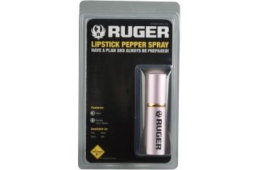 Image of Ruger Pepper Spray Ruger Lipstick Pepper Spray Net Weight 0.529 Ounce Pink