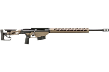 Image of Ruger Precision Bolt Action Rifle, .338 Lapua Magnum, 26in Barrel, 1-9.375, Synthetic Bronze Stock, Black, 18096-FRRMPG