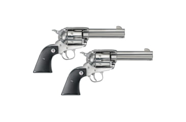 Image of Ruger Sass Vaquero Revolver, .357 Magnum/.38 Special, 4.62in Barrel, X-Large, Fixed, Stainless Frame, Rubber Grip, 6 Round Cylinder, 5133