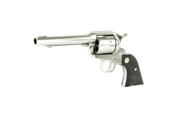 Image of Ruger Sass Vaquero Revolver, .45 Long Colt, 5.5in Barrel, X-Large, Fixed, Stainless Frame, Rubber Grip, 6 Round Cylinder, 5134