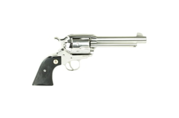 Image of Ruger Sass Vaquero Revolver, .45 Long Colt, 5.5in Barrel, X-Large, Fixed, Stainless Frame, Rubber Grip, 6 Round Cylinder, 5134