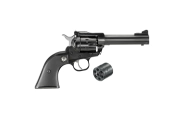 Image of Ruger Single-Six Convertible Revolver, .22 Long Rifle/.22 Winchester Magnum Rimfire, 4.62in Barrel, Adjustable, Blued Frame, Rubber Grip, 6 Round Cylinder, 623