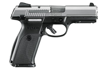 Image of Ruger SR9 Pistol, 9mm Luger, 4.14 in barrel, black glass filled nylon frame, integrated glass filled nylon grip, recoil operated semi-automatic, 3-dot adjustable, 17 round magazine, SR9-1-FRRMPG