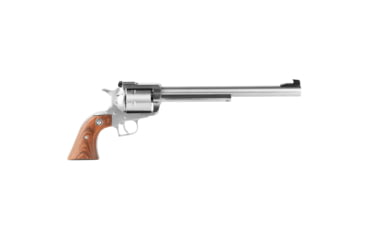 Image of Ruger Super Blackhawk Revolver, .44 Remington Magnum, 10.5in Barrel, X-Large, Adjustable, Stainless Frame, Wood Grip, 6 Round Cylinder, 806