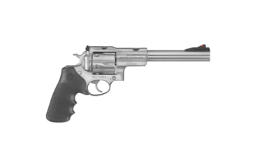 Image of Ruger Super Redhawk Revolver, .44 Remington Magnum, 7.5in Barrel, X-Large, Adjustable/Red Ramp Insert, Stainless Frame, Rubber Grip, 6 Round Cylinder, 5501