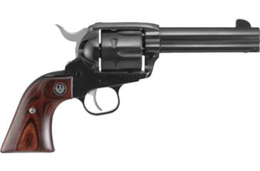 Image of Ruger Vaquero Revolver, .45 Long Colt, 4.62in Barrel, Fixed, Blued Frame, Wood Grip, 6 Round Cylinder, 5102