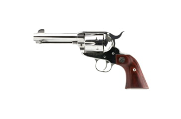 Image of Ruger Vaquero Revolver, .45 Long Colt, 4.62in Barrel, Fixed, Stainless Frame, Wood Grip, 6 Round Cylinder, KNV44