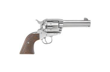 Image of Ruger Vaquero TALO Revolver, .45 Long Colt, 4.62in Barrel, Fixed, Stainless Frame, Wood Grip, 6 Round Cylinder, 5158
