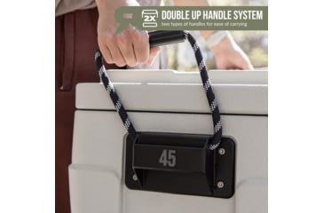 Image of Rugged Road 45 Cans Version 2 Hard Cooler, Gunmetal Gray, RR45 V2 - Gunmetal Gray