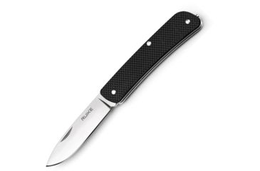 Image of RUIKE L11 Large Folder Black Folding Knife,3.5in,Standard Edge,Satin, Black, G10 Handle, L11-B