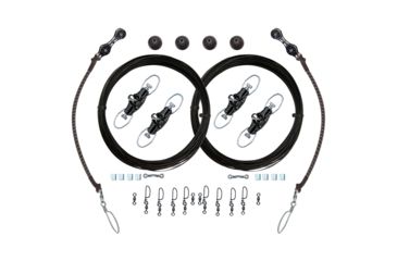 Image of RUPP Marine Double Rigging Kit w/Nok-Outs - 320' Black Mono 69197