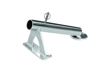 Image of RUPP Marine Fixed Mount Center Rigger Holder - Silver 53021