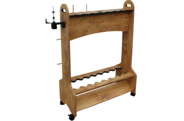 Rush Creek Creations 16-Rods Double Sides Rolling Rack with Line ...